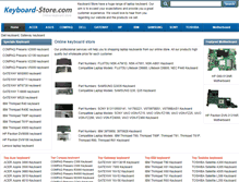 Tablet Screenshot of keyboard-store.com